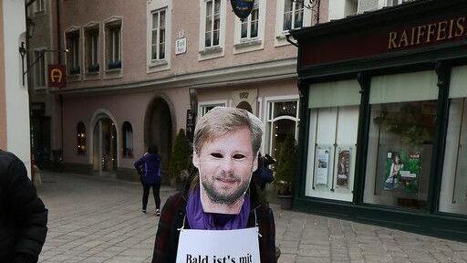 Protestaktion des VGT am Alten Markt