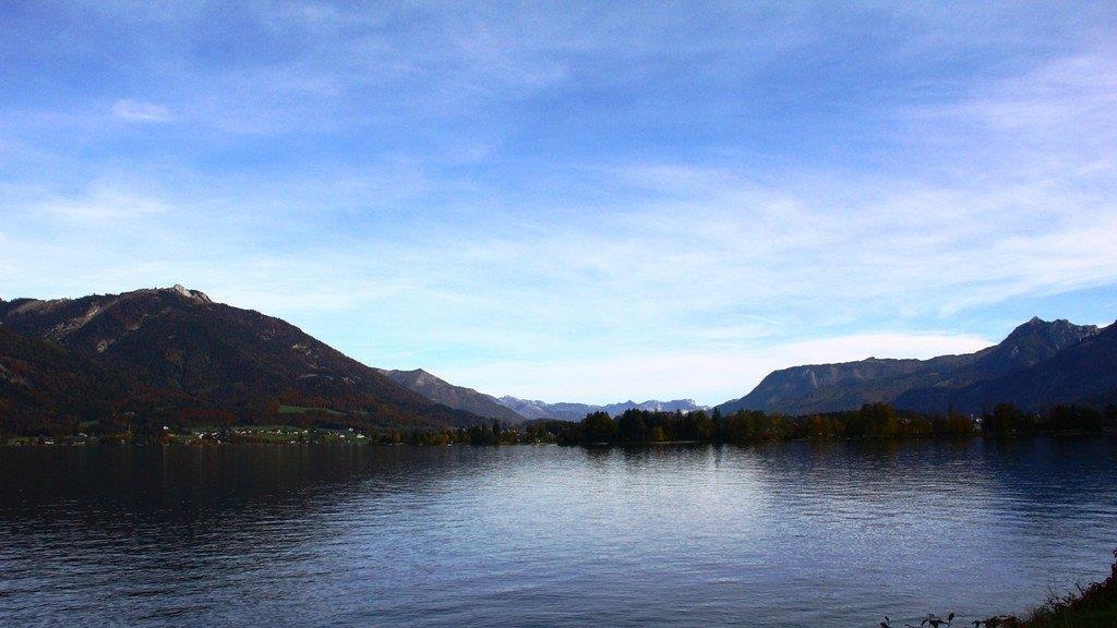 Goldener Herbst am Wolfgangsee