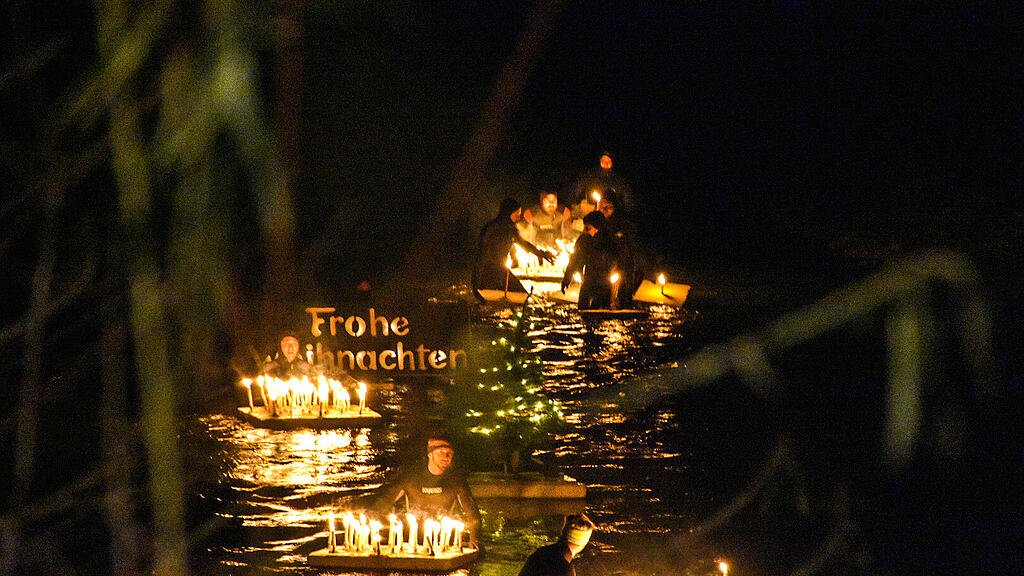 Christbaumschwimmen Wasserrettung Niedernsill