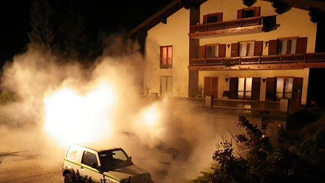 Bei dem Autobrand wurde niemand verletzt.