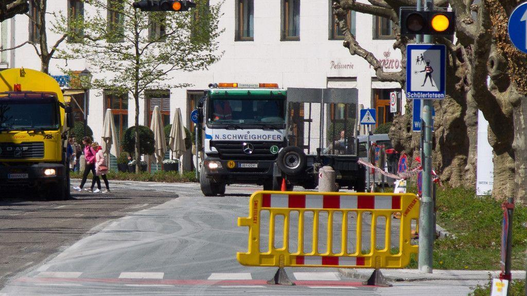 Bauarbeiten Franz-Josef-Straße