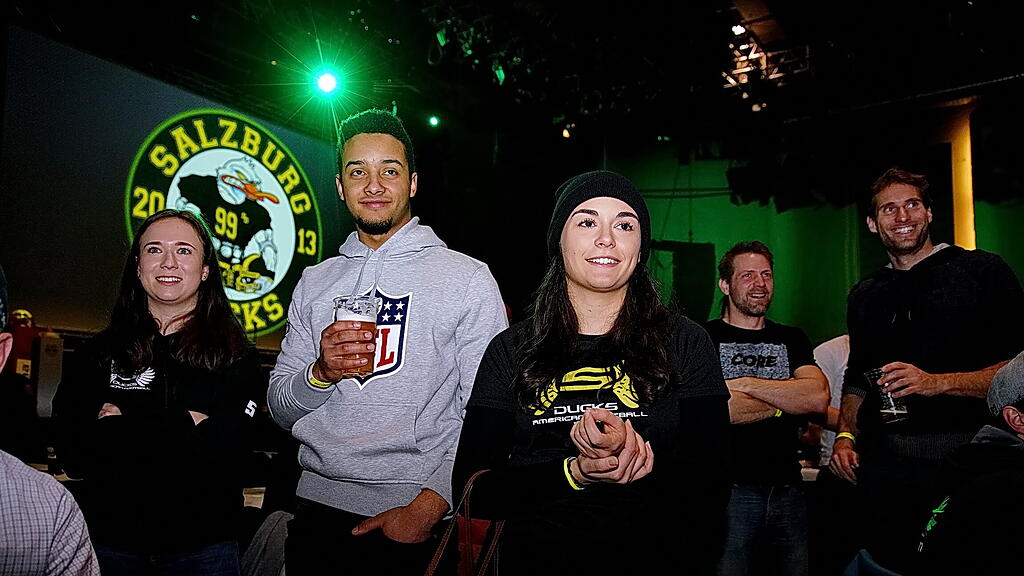 Super-Bowl-Party, Salzburg Ducks, 2019