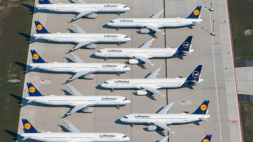 Die Lufthansa-Flotte ist derzeit kaum im Einsatz