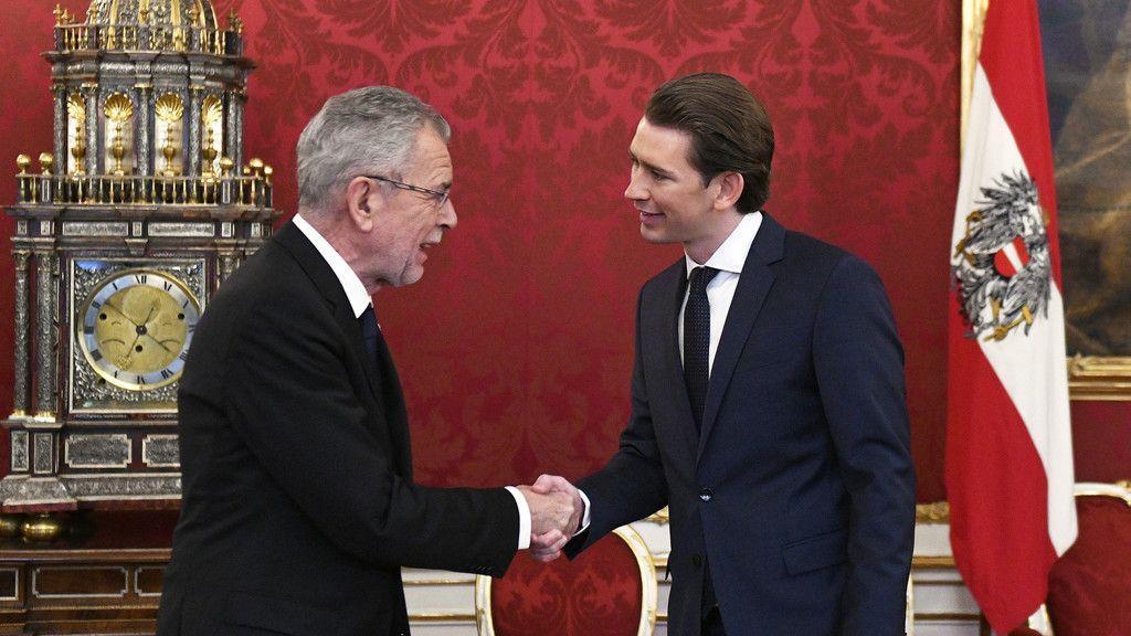 Van der Bellen empfängt Kurz und Strache
