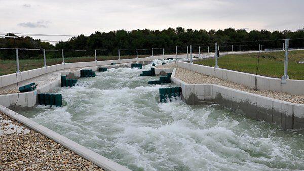 Wildwasserkanal auf der Wiener Donauinsel