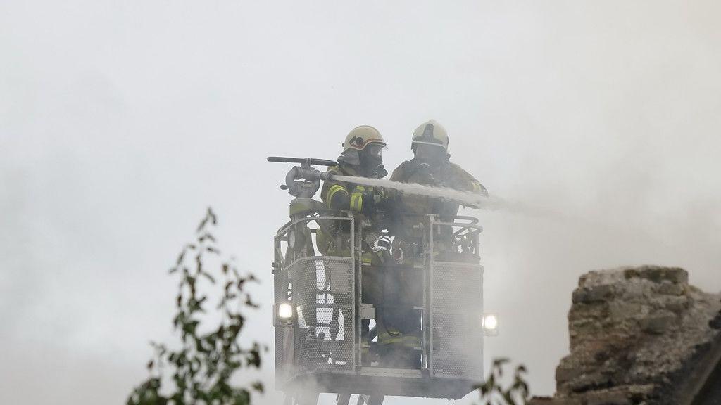 Brand beim Gut Guggenthal