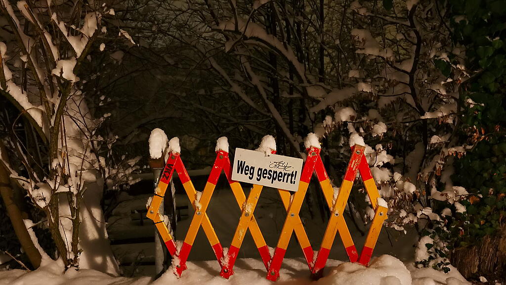 Winter in der Stadt Salzburg