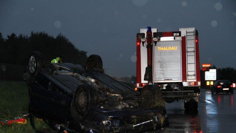 Pkw-Überschlag auf A1