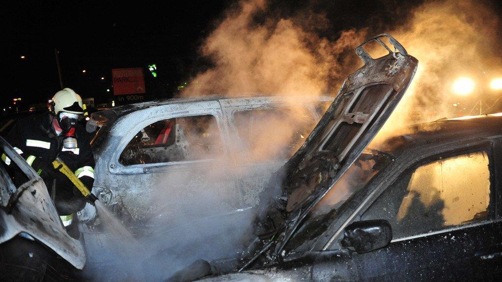 KFZ-Brand in Haid