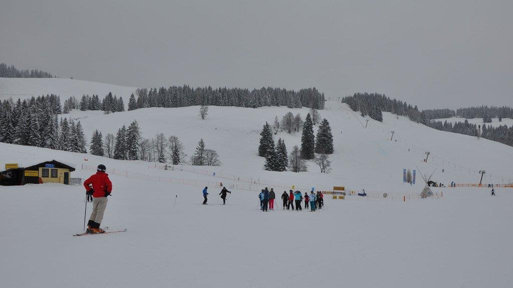 Skifahren auf der Postalm