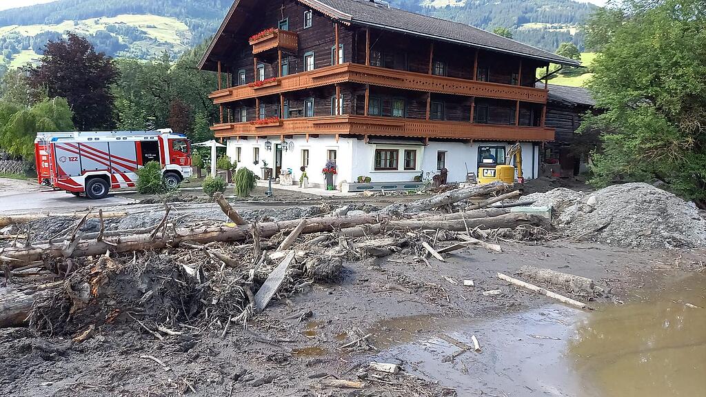Unwettereinsatz Hollersbach im Pinzgau