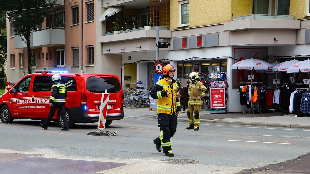 Gasleitung in Salzburg-Lehen beschädigt