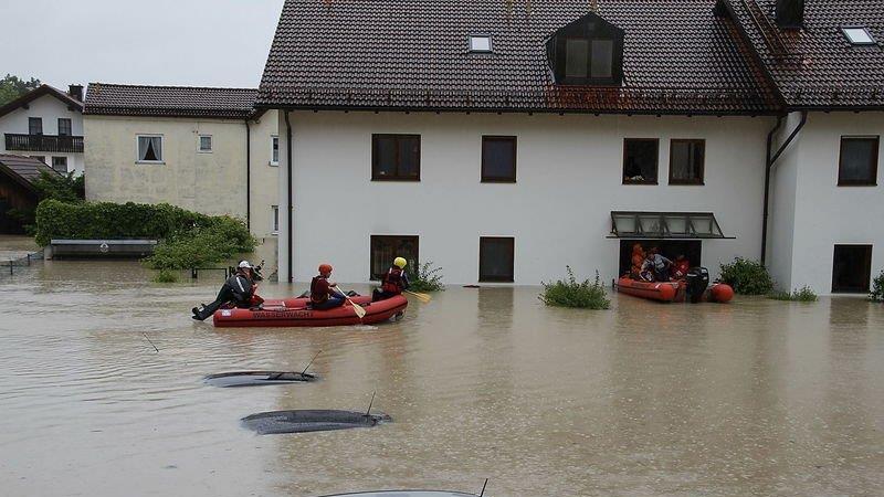 Evakuierung in Freilassing