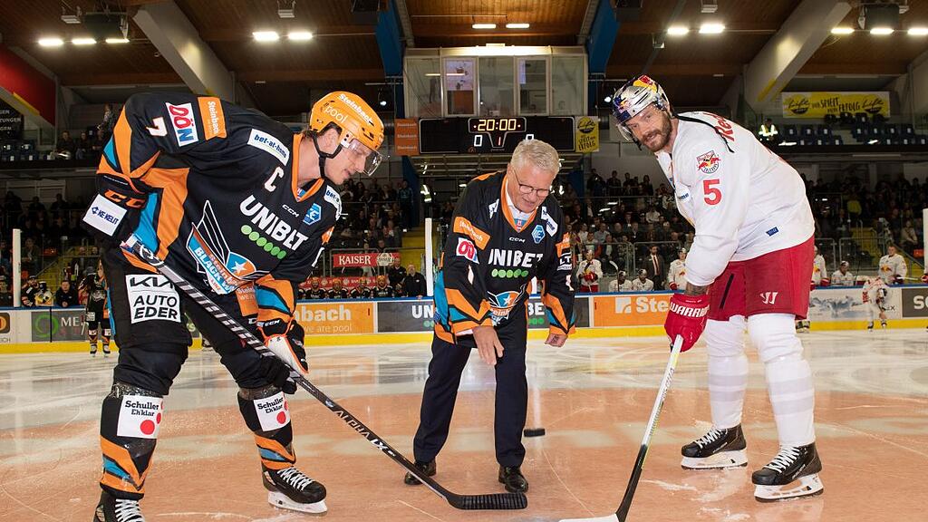 Eishockey: Liga-Auftakt - Black Wings Linz vs. RB Salzburg