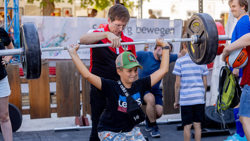 Tag des Sports, Gewichtheben
