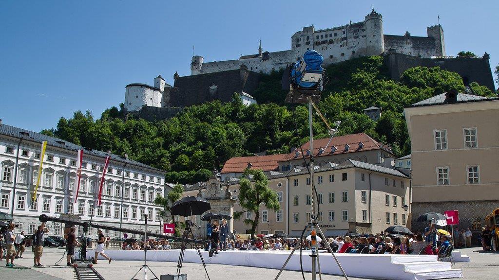 Drehstart zu Austria's Next Topmodel in Salzburg
