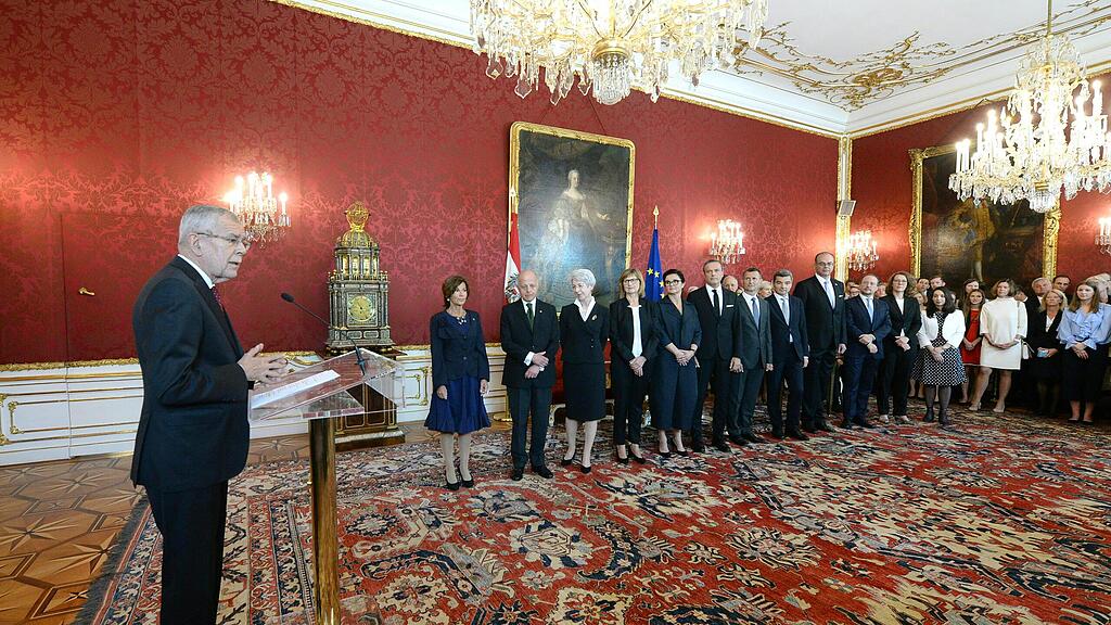 Regierung, Angelobung
