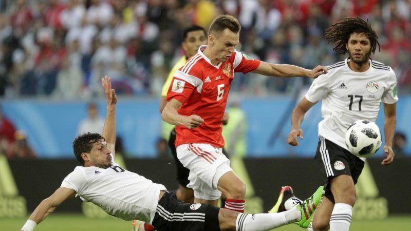 Fußball-WM: Russland - Ägypten 3:1