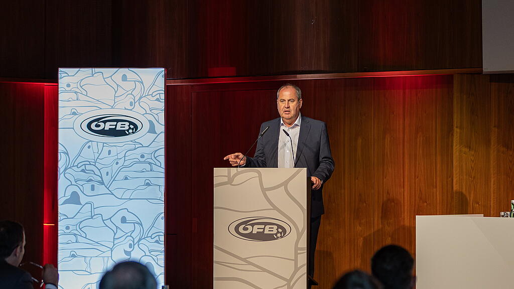 ÖFB-Bundeshauptversammlung mit Josef Pröll
