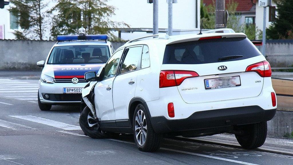 Crash in der Aignerstarße