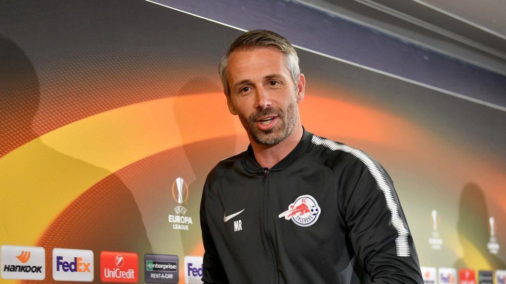 Pressekonferenz vor EL-Halbfinale