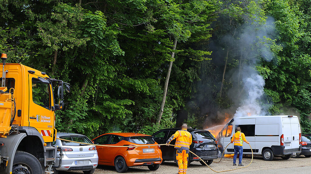 Fahrzeugbrand in Bad Reichenhall