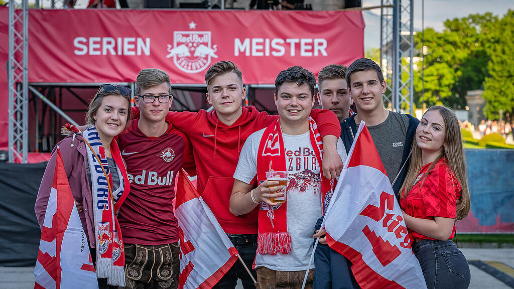 Red Bull Salzburgs Meisterfeier I