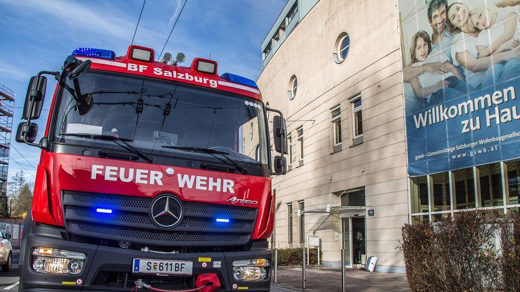 Christbaumbrand im GSWB-Gebäude