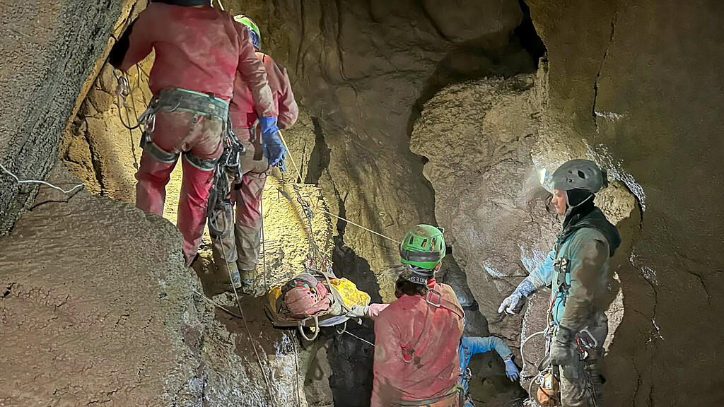 Rettung aus Höhle in Türkei