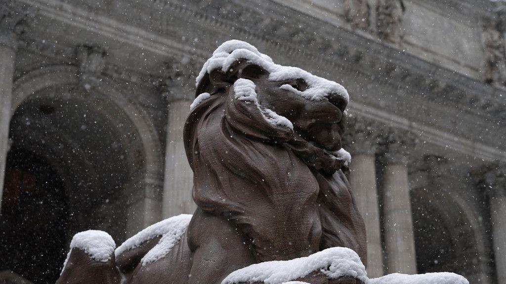 Schnee-Chaos in New York City