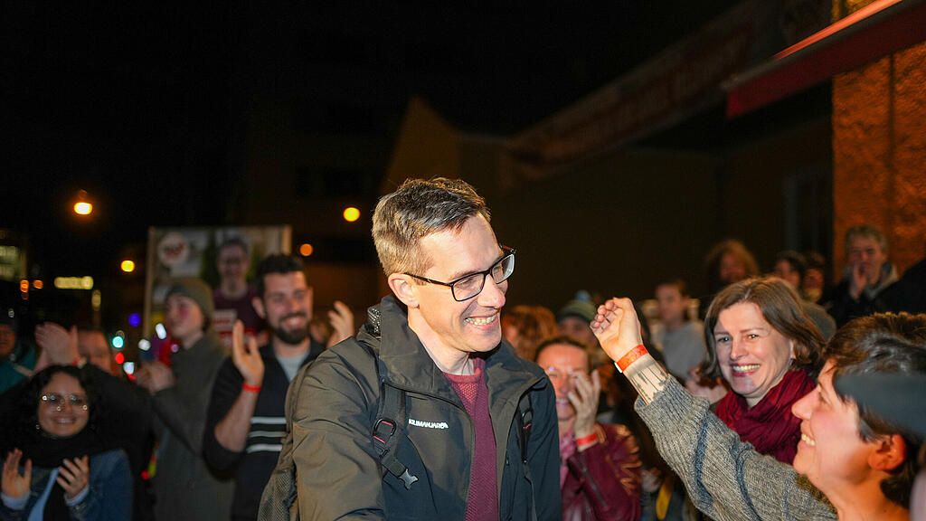 Die Wahlparty der KPÖ in Salzburg