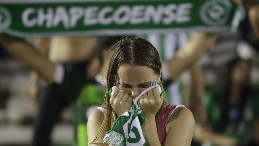 Chapecoense-Fans trauern