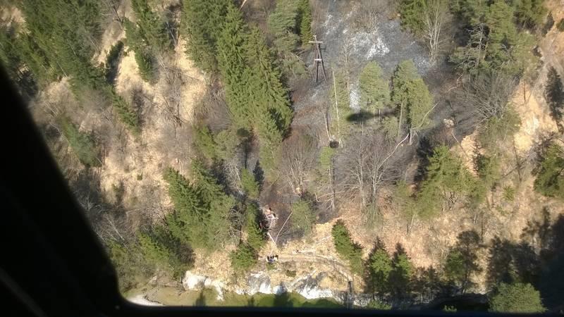 Waldbrand in der Strubklamm