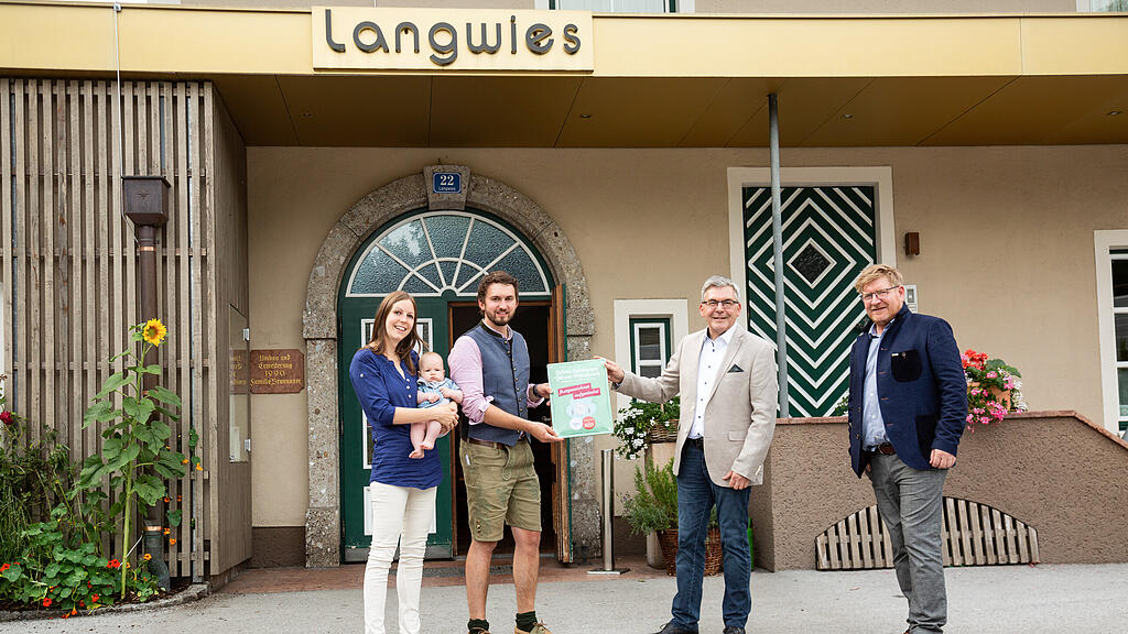 Hotelgasthof Langwies bekommt SalzburgerLand Herkunfts-Zertifikat