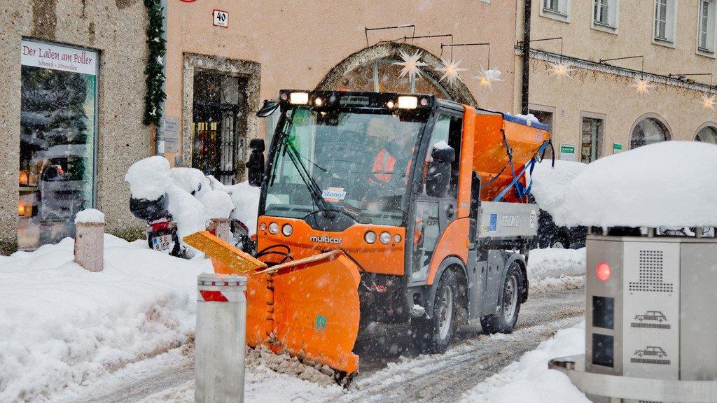 Winterimpressionen aus der Stadt Salzburg