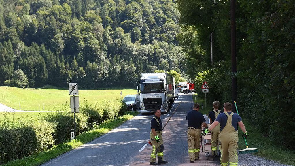 Öl-Einsatz in Grödig