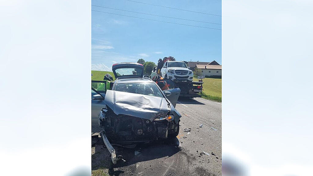 Crash mit 4 Autos in Palting