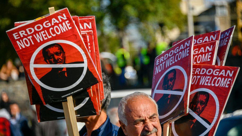 Demos gegen Erdogan in Deutschland