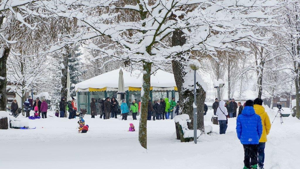 Badelaune beim Silvesterschwimmen in Seeham