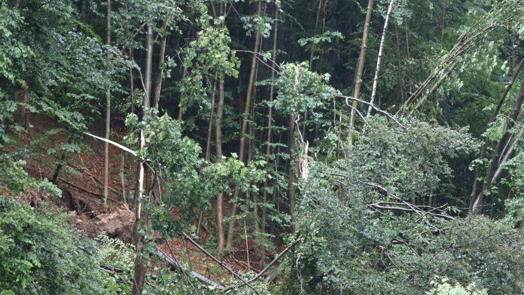 Unwetter in Großgmain