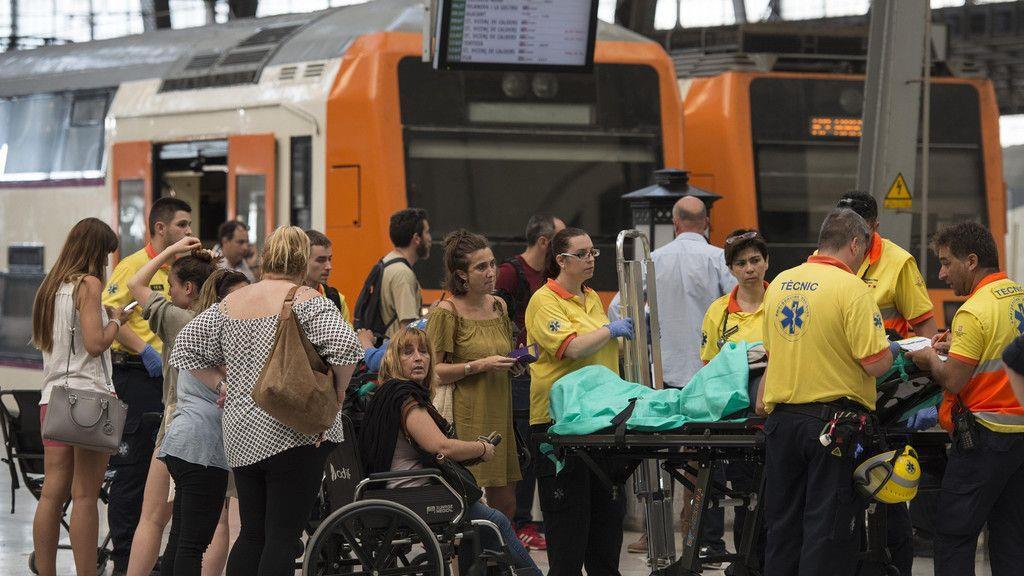 Verletzte bei Bahn-Unfall in Barcelona