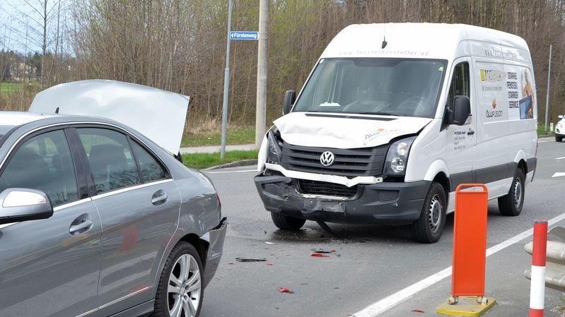 Verkehrsunfall in der Alpenstraße