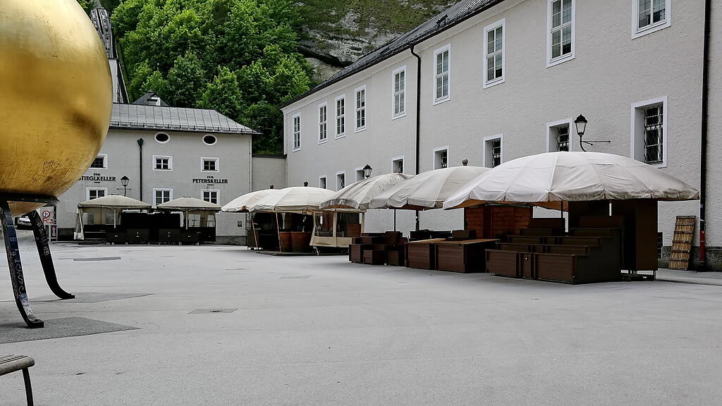 Vorbereitung auf Öffnung in Salzburg
