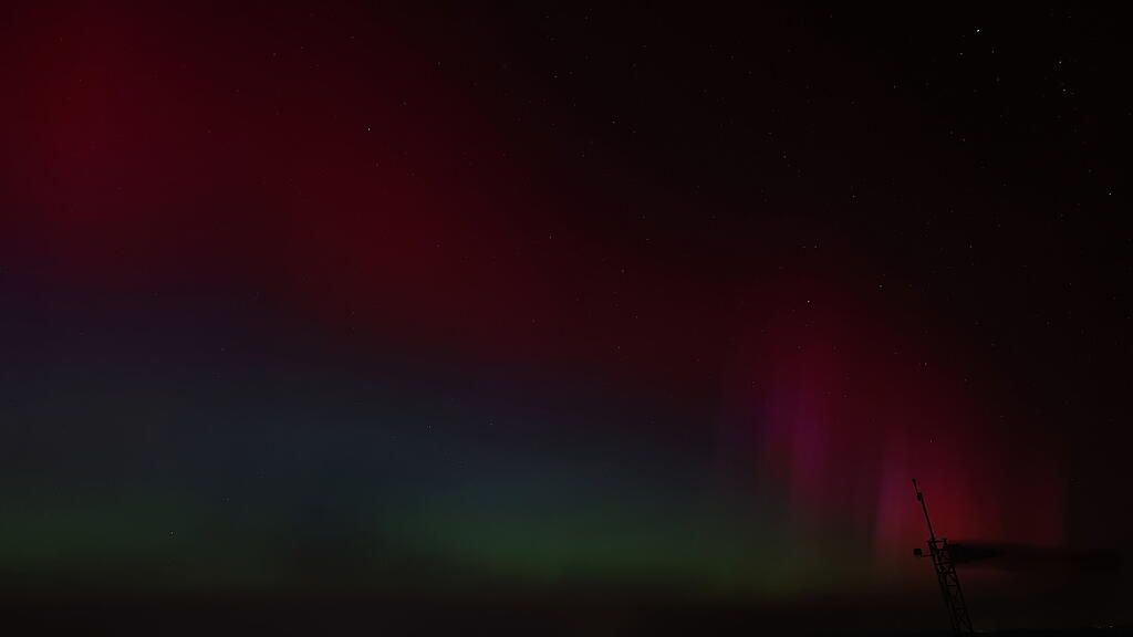 Polarlichter \u00fcber Salzburg