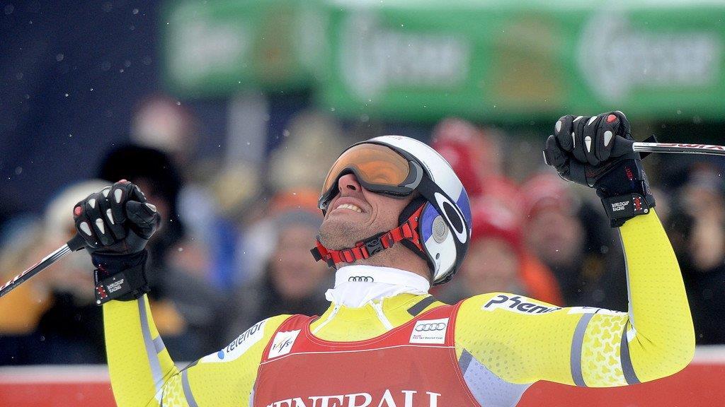 Matthias Mayer hinter Svindal Super-G-Zweiter in "Kitz"