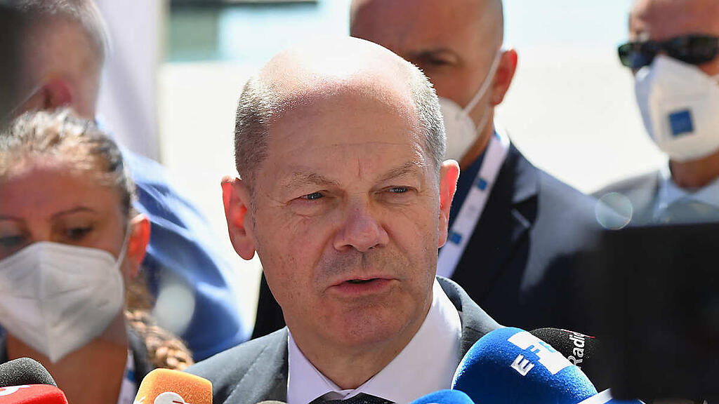 Deutschlands Finanzminister Scholz bei G20-Treffen in Venedig