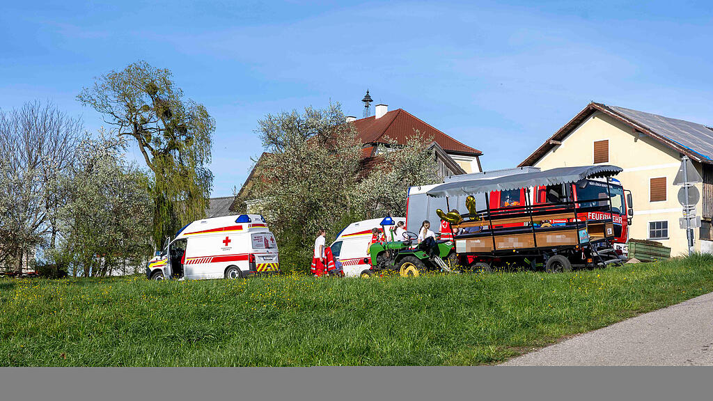 Traktorunfall Franking