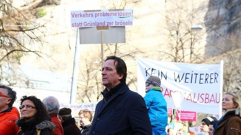 Demo gegen Mönchsberggaragen-Ausbau, I