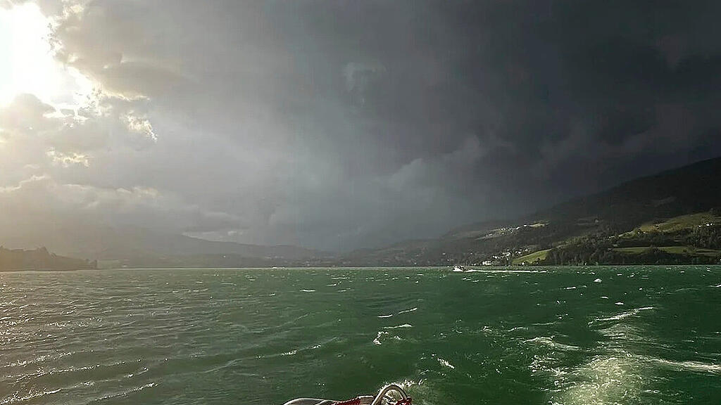 Sturm-Einsätze auf Salzburger Seen