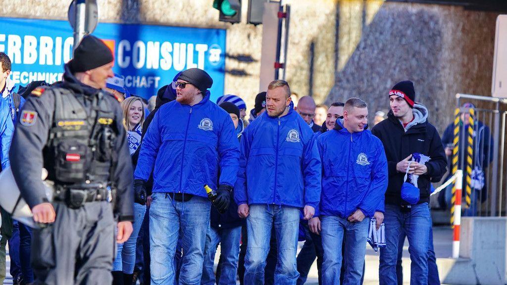 Schalke-Fans in Salzburg